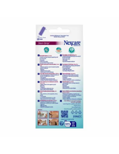 NEXCARE Steri-Strip Suturas Cutáneas Color Carne 6 Unidades de 6x75 mm