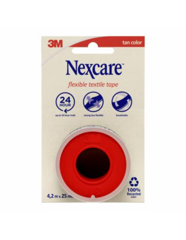 NEXCARE Flexible Textile Esparadrapo de Tela...