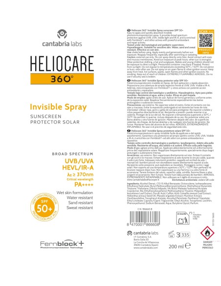 HELIOCARE Duplo 360º Spray Invisible SPF50+ 2x200 ml