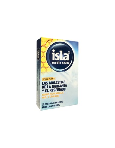 ISLA Medic Acute Garganta 20 Pastillas Blandas...