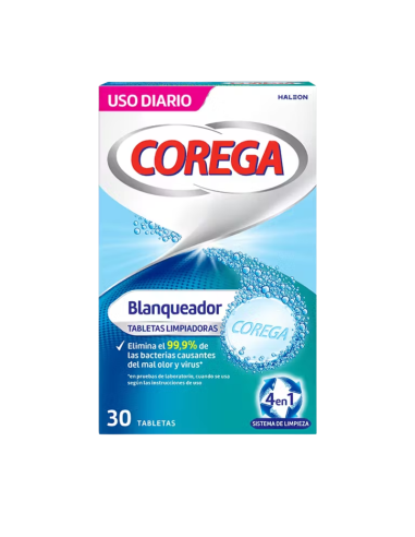COREGA Blanqueador 30 Tabletas