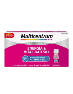 Multicentrum Energia & Vitalidad 50+ Frascos 15 Unidades