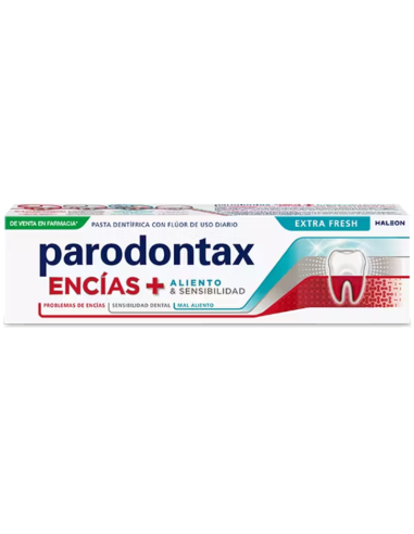 Parodontax Encías+ Aliento & Sensibilidad Extra...