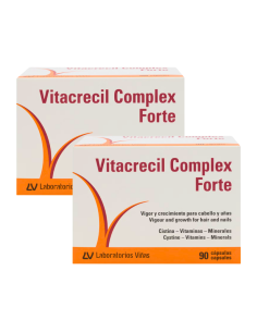 Vitacrecil Duplo Complex Forte 2x90 Cápsulas