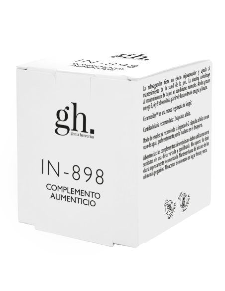 GEMA HERRERIAS IN-898 Antiedad Complemento Alimenticio 60 Cápsulas