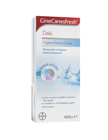 GineCanefresh Higiene Íntima Diaria 400 ml