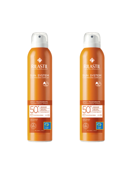 Rilastil Duplo Sun System Spray Transparente SPF50+ 2x200 ml
