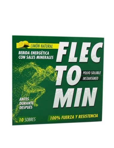 FLECTOMIN Bebida Energética Limón 10 Sobres