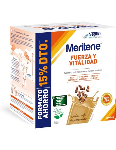 Meritene Fuerza y Vitalidad Sabor Café...
