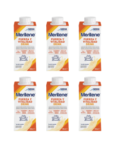 Meritene Fuerza y Vitalidad Drink Sabor Vainilla 6x180 ml 2
