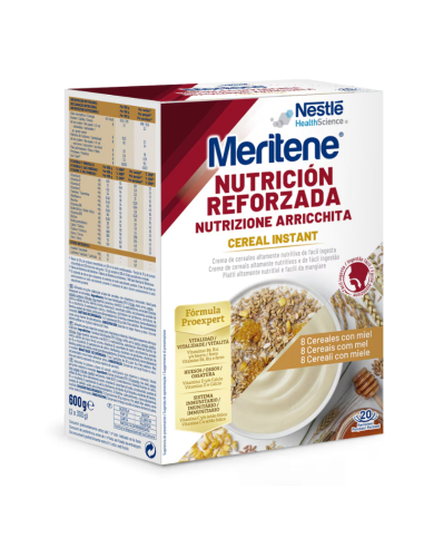 Meritene Nutrición Reforzada Sabor Cereales con Miel 2x300g