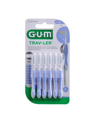 GUM Trav-Ler Cepillo Interdental 0.6 mm 6 Unidades