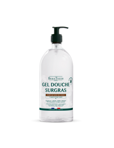 BeauTerra Gel Douche Surgras Parfum Coco 1L