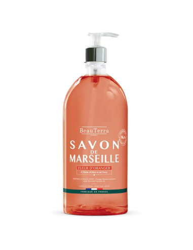 BeauTerra Jabón de Marsella Flor de Naranjo 1L