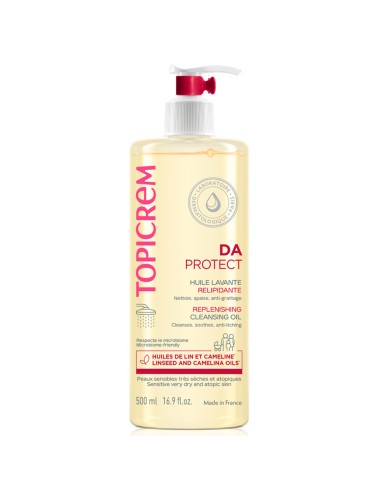 TOPICREM DA PROTECT Aceite Limpiador Relipidante 500 ml