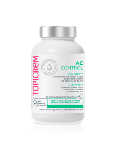 TOPICREM AC CONTROL Piel Limpia 60 Cápsulas
