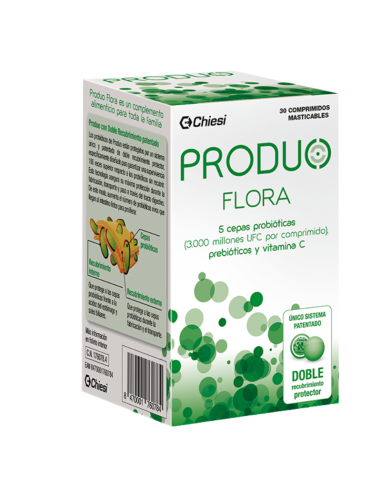 PRODUO FLORA 30 Comprimidos Masticables