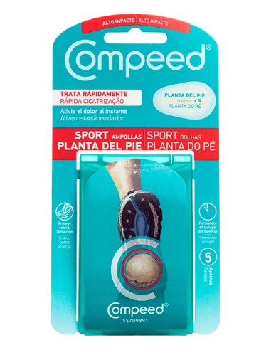 Compeed Sport Ampollas Planta Del Pie 5 Unidades