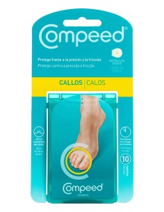 Compeed Callos Entre los Dedos del Pie 10 Apósitos