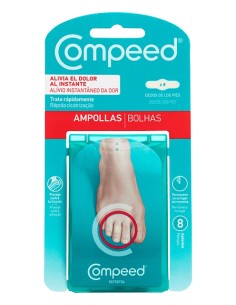 Compeed Ampollas Dedos del Pie 8 Apósitos