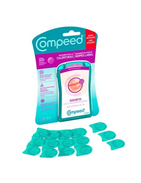 Compeed Calenturas o Herpes Labial Discreto 15 Parches