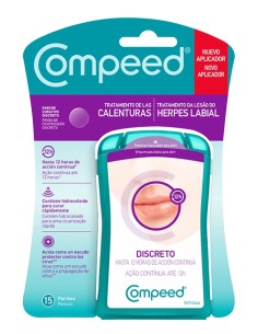 Compeed Calenturas o Herpes Labial Discreto 15 Parches