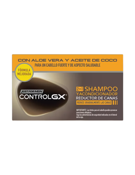 Just For Men Control GX Champú y Acondicionador Reductor de Canas 118 ml