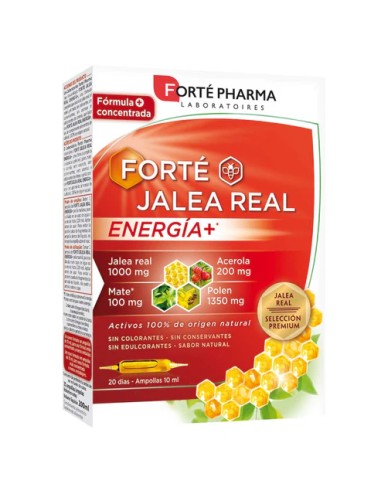 Forté Jalea Real Energía+ 20 Ampollas de 10 ml