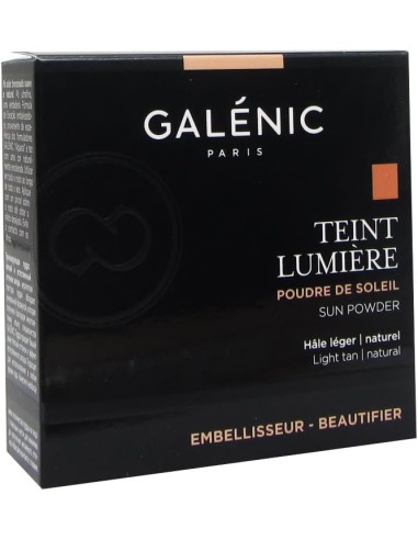 GALÉNIC Teint Lumiere Polvos de Sol Halo Ligero y Natural Polvera 9,5g