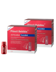 Pilexil Duplo Bebible Anticaída ForteMAX 2x30 Frascos de...