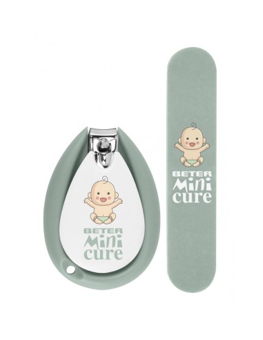 BETER Minicure Kit Bebé Cortauñas y Lima Extrasuave