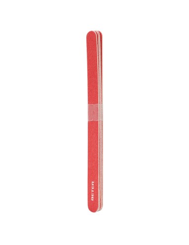 BETER 4 Limas de Uñas Corindón Color Rojo