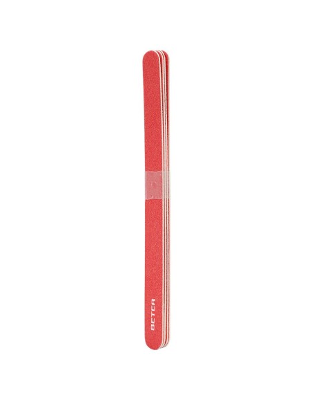 BETER 4 Limas de Uñas Corindón Color Rojo