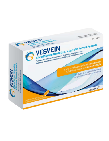 VESVEIN Alivio Piernas Cansadas 30 Comprimidos Doble Capa