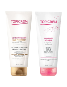 TOPICREM Pack Ulta-Hydratant 200 ml + Gommage Douceur 200 ml