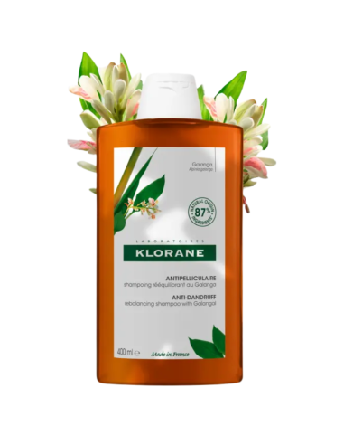 KLORANE Anticaspa Champú Reequilibrante a la Galanga 400 ml