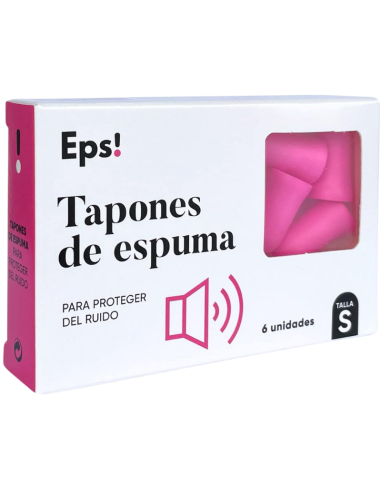EPS! Tapones de Espuma Talla S 6 Unidades