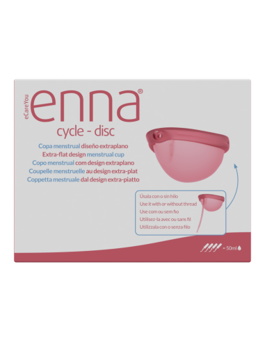 ENNA Cycle-Disc Copa Menstrual Diseño Extraplano 50 ml