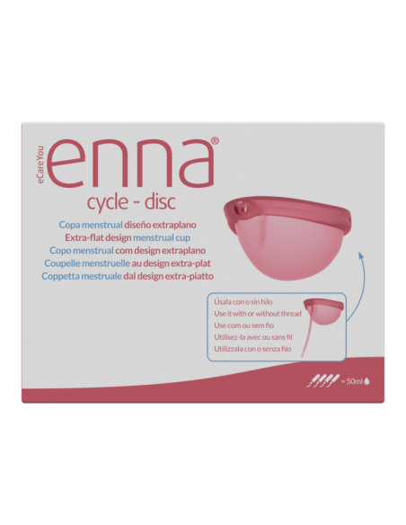 ENNA Cycle-Disc Copa Menstrual Diseño Extraplano 50 ml