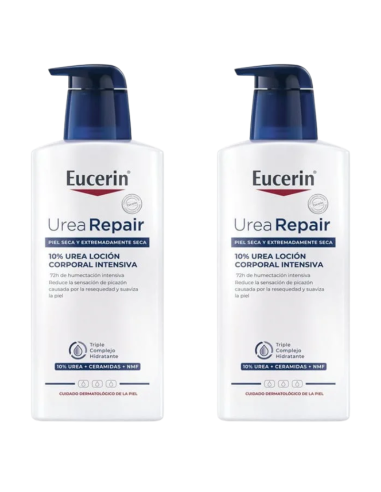 Eucerin Duplo UreaRepair Loción Hidratante Intensiva 10% Urea 2x400 ml
