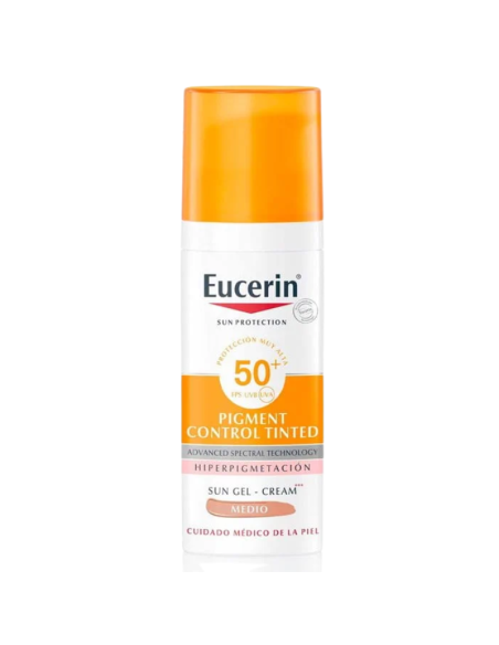 Eucerin Sun Pigment Control SPF50+ con Color Tono Medio 50 ml