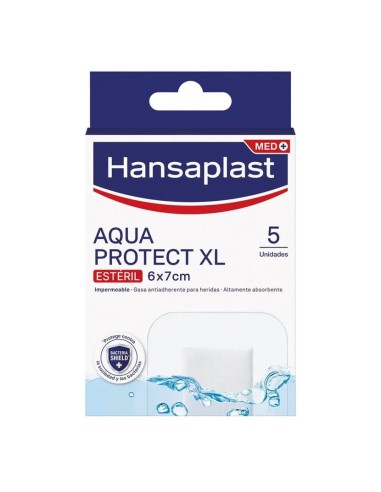Hansaplast Aqua Protect XL 6x7cm 5 Apósitos
