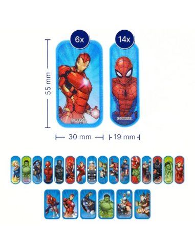 Hansaplast Marvel 20 Apósitos Infantiles...