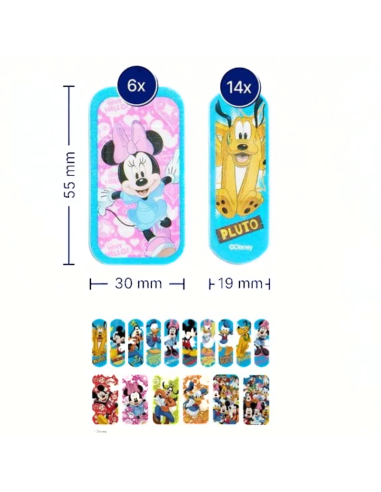 Hansaplast Disney Mickey & Friends 20 Apósitos...