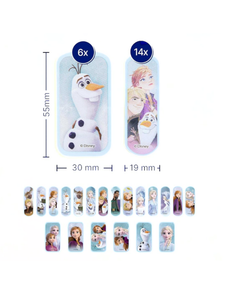 Hansaplast Disney Frozen 20 Apósitos Infantiles (Surtido 2 Tamaños)