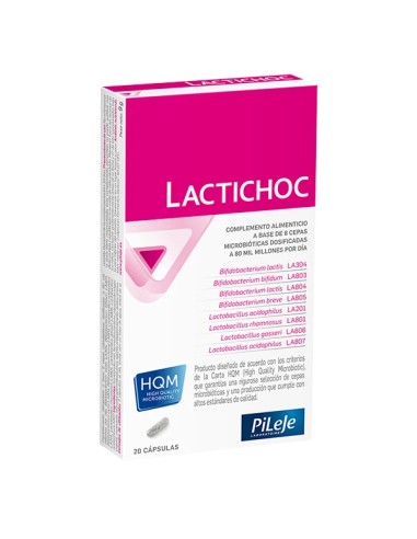 PILEJE Lactichoc 20 Cápsulas