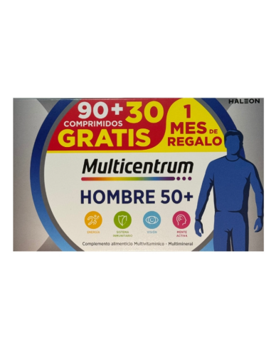 Multicentrum Hombre 50+ 90 + 30 Comprimidos