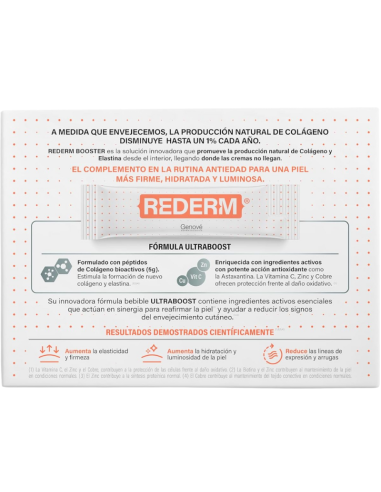 REDERM Reafirmante Cutáneo Bebible 20 Sobres de...