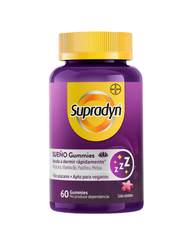 Supradyn Sueño Gummies Sabor Arándanos 60 Unidades