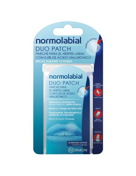 Normolabial Duo Patch 15 Parches Activos